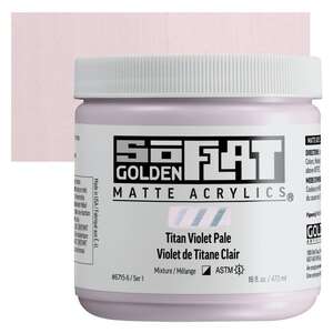 Golden Soflat Matte Akrilik Boya 473Ml S1 Titan Violet Pale - Golden