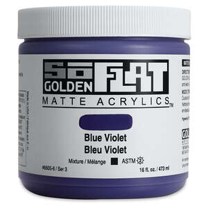 Golden Soflat Matte Akrilik Boya 473Ml S3 Blue Violet - Thumbnail