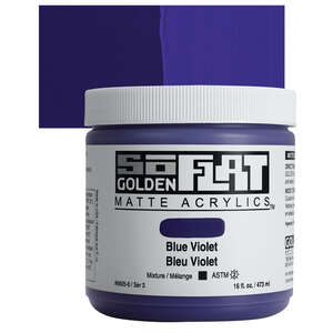 Golden Soflat Matte Akrilik Boya 473Ml S3 Blue Violet - Thumbnail