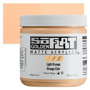 Golden Soflat Matte Akrilik Boya 473Ml S4 Light Orange - Golden