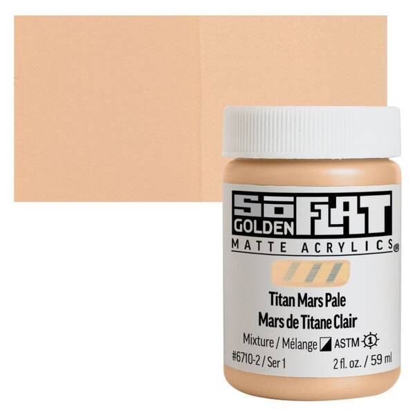 Golden Soflat Matte Akrilik Boya 59Ml S1 Titan Mars Pale - 1