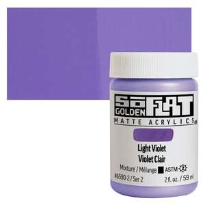 Golden Soflat Matte Akrilik Boya 59Ml S2 Light Violet - Golden