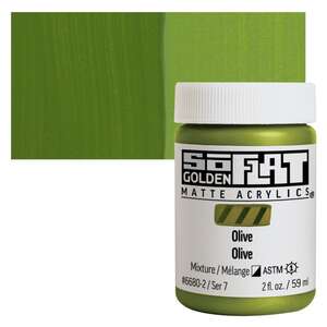 Golden Soflat Matte Akrilik Boya 59Ml S7 Olive - Golden