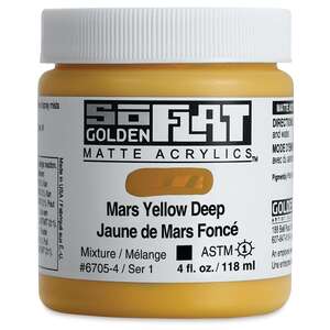 Golden Soflat Matte Akrilik Boya 118Ml S1 Mars Yellow Deep - 3