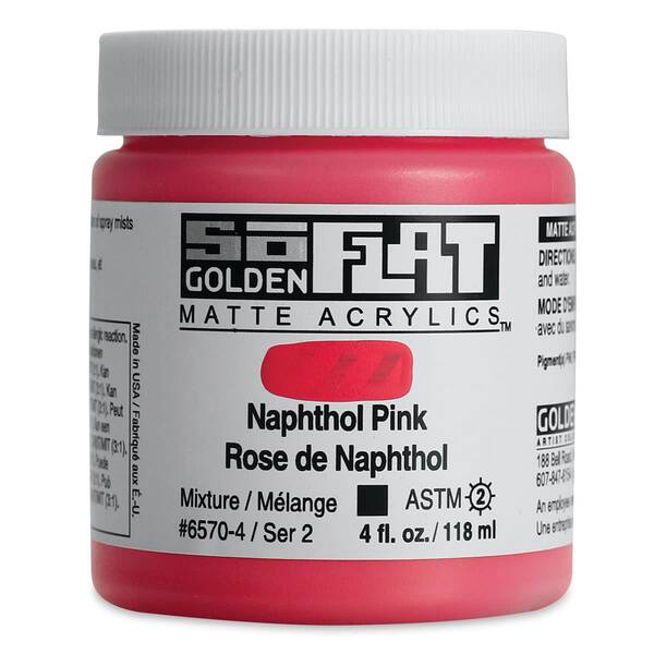 Golden Soflat Matte Akrilik Boya 118Ml S2 Naphthol Pink - 3