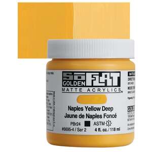 Golden Soflat Matte Akrilik Boya 118Ml S2 Naples Yellow Deep - 1