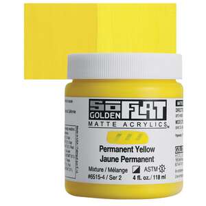 Golden Soflat Matte Akrilik Boya 118Ml S2 Permanent Yellow - 1