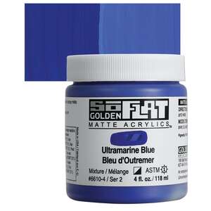 Golden Soflat Matte Akrilik Boya 118Ml S2 Ultramarine Blue - 1