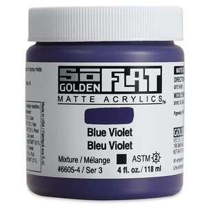 Golden Soflat Matte Akrilik Boya 118Ml S3 Blue Violet - 3