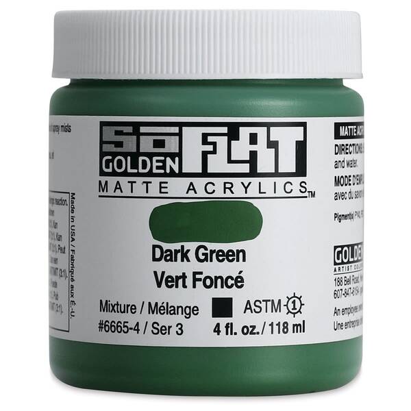 Golden Soflat Matte Akrilik Boya 118Ml S3 Dark Green - 3