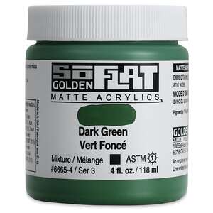 Golden Soflat Matte Akrilik Boya 118Ml S3 Dark Green - Thumbnail