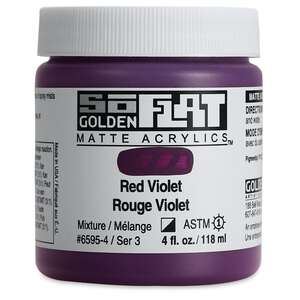 Golden Soflat Matte Akrilik Boya 118Ml S3 Red Violet - 3