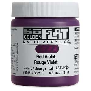 Golden Soflat Matte Akrilik Boya 118Ml S3 Red Violet - Thumbnail