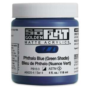 Golden Soflat Matte Akrilik Boya 118Ml S4 Phthalo Blue(Green Shade) - 3