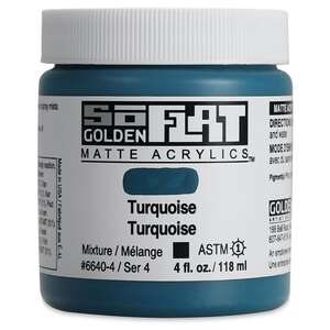 Golden Soflat Matte Akrilik Boya 118Ml S4 Turquoise - 3