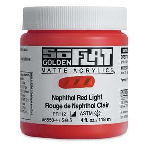 Golden Soflat Matte Akrilik Boya 118Ml S5 Naphthol Red Light - 3