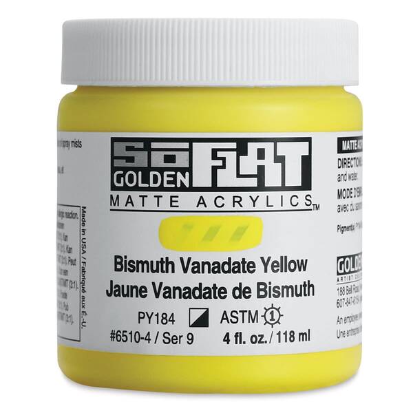 Golden Soflat Matte Akrilik Boya 118Ml S9 Bismuth Vanadate Yellow