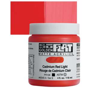 Golden Soflat Matte Akrilik Boya 118Ml S9 Cadmium Red Light - 1