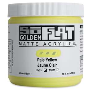 Golden Soflat Matte Akrilik Boya 473Ml S1 Pale Yellow - Thumbnail
