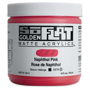 Golden Soflat Matte Akrilik Boya 473Ml S2 Naphthol Pink - 3