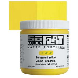 Golden Soflat Matte Akrilik Boya 473Ml S2 Permanent Yellow - 1