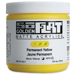 Golden Soflat Matte Akrilik Boya 473Ml S2 Permanent Yellow - Thumbnail