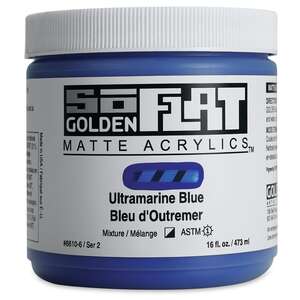 Golden Soflat Matte Akrilik Boya 473Ml S2 Ultramarine Blue - 3