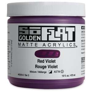 Golden Soflat Matte Akrilik Boya 473Ml S3 Red Violet - 3