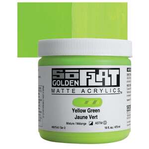 Golden Soflat Matte Akrilik Boya 473Ml S3 Yellow Green - 1