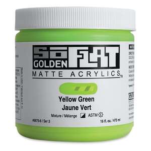 Golden Soflat Matte Akrilik Boya 473Ml S3 Yellow Green - 3