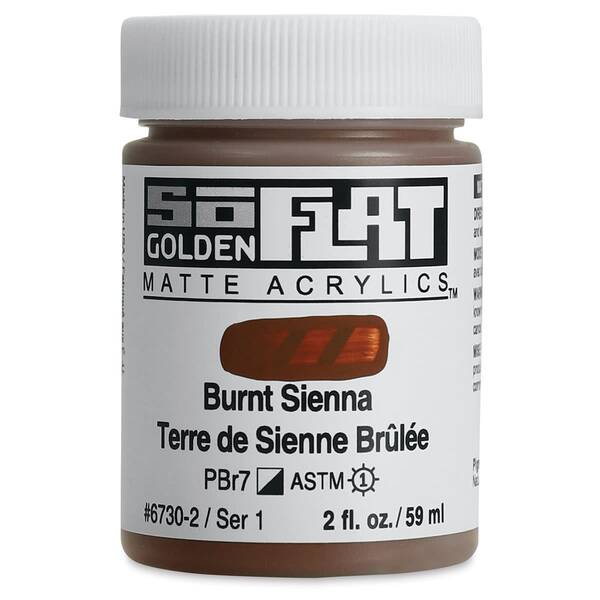 Golden Soflat Matte Akrilik Boya 59Ml S1 Burnt Sienna - 3