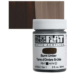 Golden Soflat Matte Akrilik Boya 59Ml S1 Burnt Umber - 1