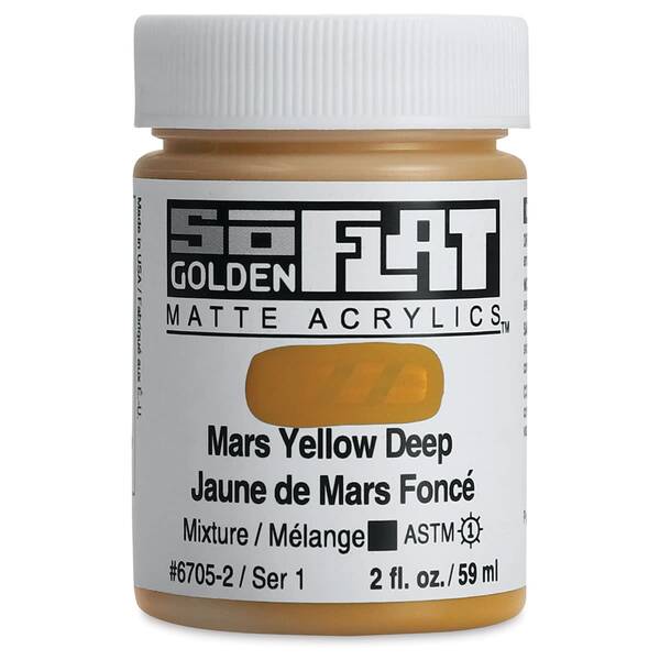 Golden Soflat Matte Akrilik Boya 59Ml S1 Mars Yellow Deep - 3