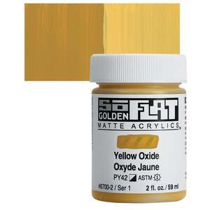 Golden Soflat Matte Akrilik Boya 59Ml S1 Yellow Oxide - 1