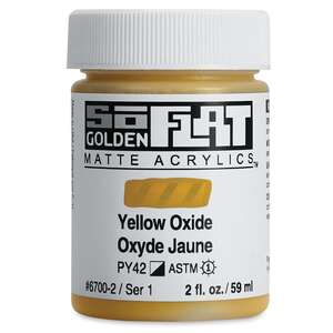 Golden Soflat Matte Akrilik Boya 59Ml S1 Yellow Oxide - Thumbnail