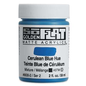 Golden Soflat Matte Akrilik Boya 59Ml S2 Cerulean Blue Hue - 3