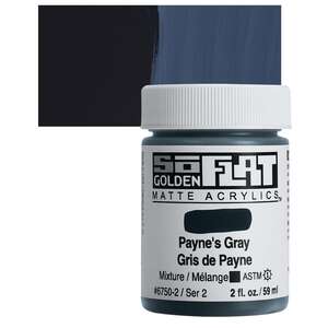 Golden Soflat Matte Akrilik Boya 59Ml S2 Paynes Gray - 1