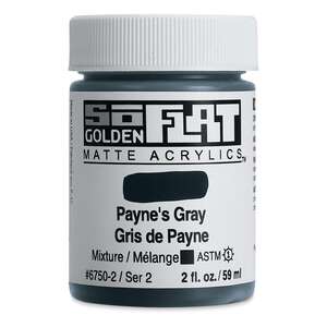 Golden Soflat Matte Akrilik Boya 59Ml S2 Paynes Gray - 3