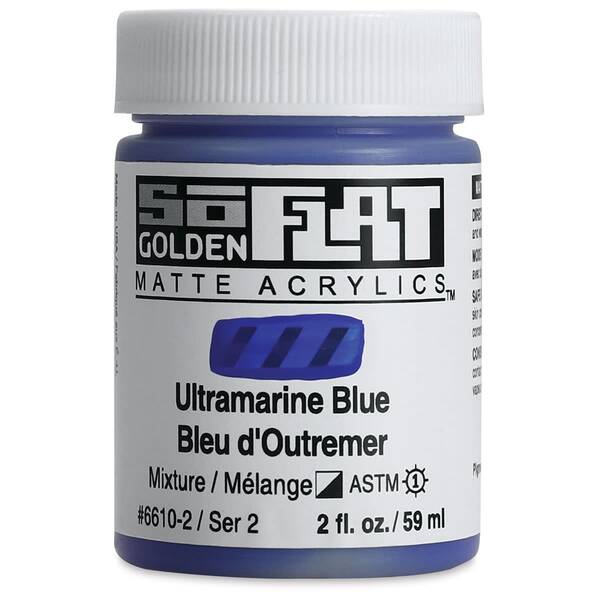 Golden Soflat Matte Akrilik Boya 59Ml S2 Ultramarine Blue