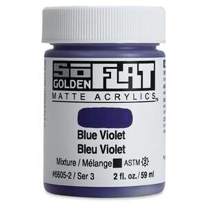 Golden Soflat Matte Akrilik Boya 59Ml S3 Blue Violet - Thumbnail