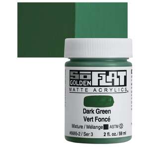 Golden Soflat Matte Akrilik Boya 59Ml S3 Dark Green - 1