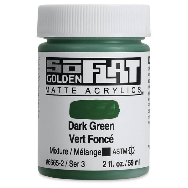 Golden Soflat Matte Akrilik Boya 59Ml S3 Dark Green - 3