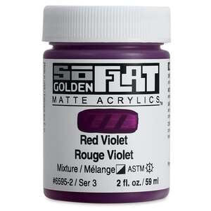 Golden Soflat Matte Akrilik Boya 59Ml S3 Red Violet - 3