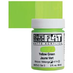 Golden Soflat Matte Akrilik Boya 59Ml S3 Yellow Green - 1