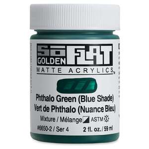 Golden Soflat Matte Akrilik Boya 59Ml S4 Phthalo Green(Blue Shade) - Thumbnail