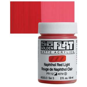 Golden Soflat Matte Akrilik Boya 59Ml S5 Naphthol Red Light - 1