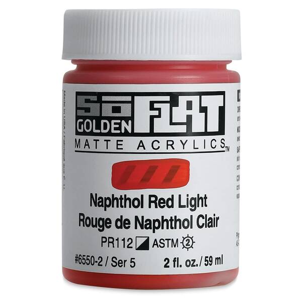 Golden Soflat Matte Akrilik Boya 59Ml S5 Naphthol Red Light - 3