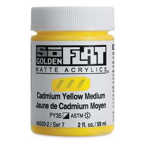 Golden Soflat Matte Akrilik Boya 59Ml S7 Cadmium Yellow Medium - Thumbnail