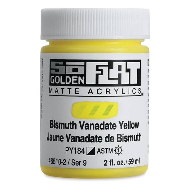 Golden Soflat Matte Akrilik Boya 59Ml S9 Bismuth Vanadate Yellow
