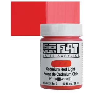 Golden Soflat Matte Akrilik Boya 59Ml S9 Cadmium Red Light - 1